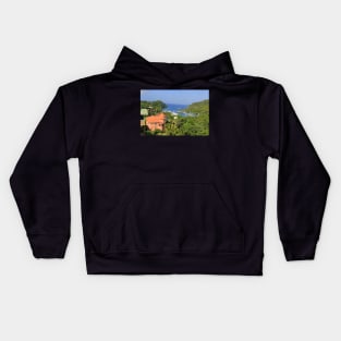 Marigot Bay, St. Lucia Kids Hoodie